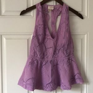 Tracy Reese lilac tank top